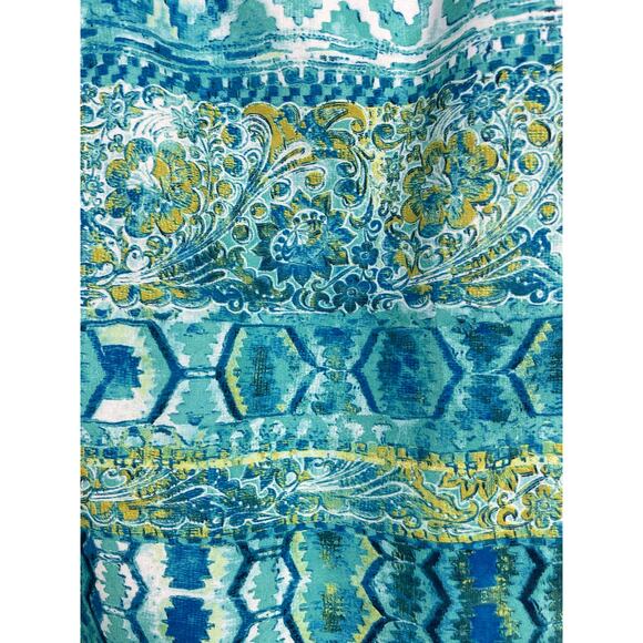 Title Nine Trouble Dress Blue Print Size 8 Racerback Nimblene Activewear Outdoor - Picture 7 of 12